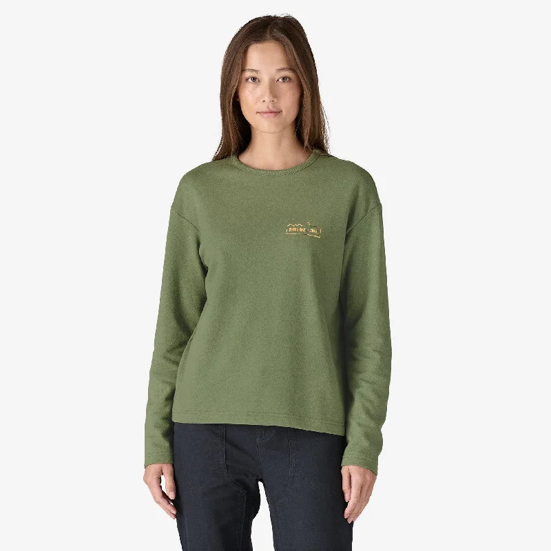 Lowest Price performance gym sweatshirtPatagonia Women's Lightweight Unity Fitz Wildrise Crew - TERRAIN GREEN Lowest Price performance gym sweatshirtPatagonia Women's Lightweight Unity Fitz Wildrise Crew - TERRAIN GREEN
