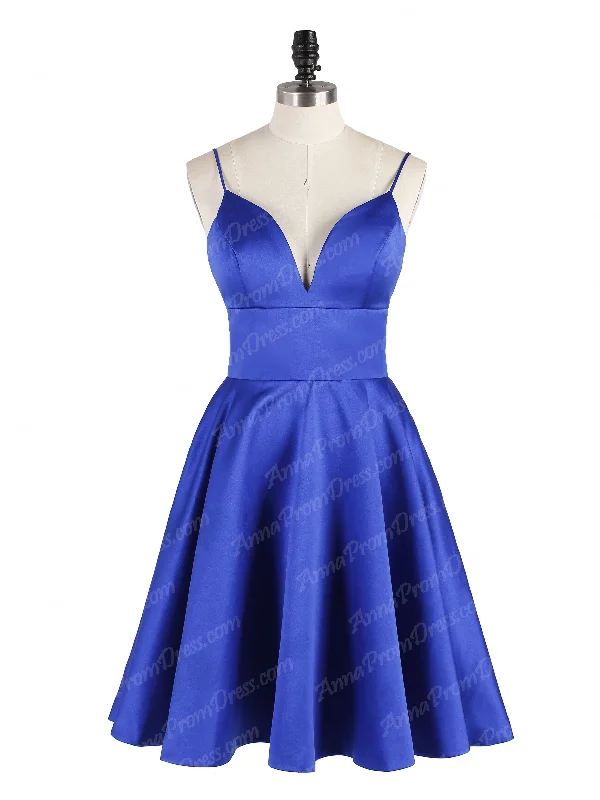 Super Sale Cheap Homecoming Dresses Spaghetti Straps Short Prom Dress A Line Party Dress JKS324