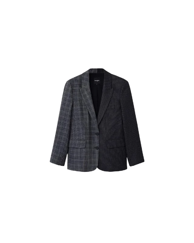 Fantastic Deals cold weather coatDesigual Polyester Blazer with Viscose and Elastane Blend Fantastic Deals cold weather coatDesigual Polyester Blazer with Viscose and Elastane Blend