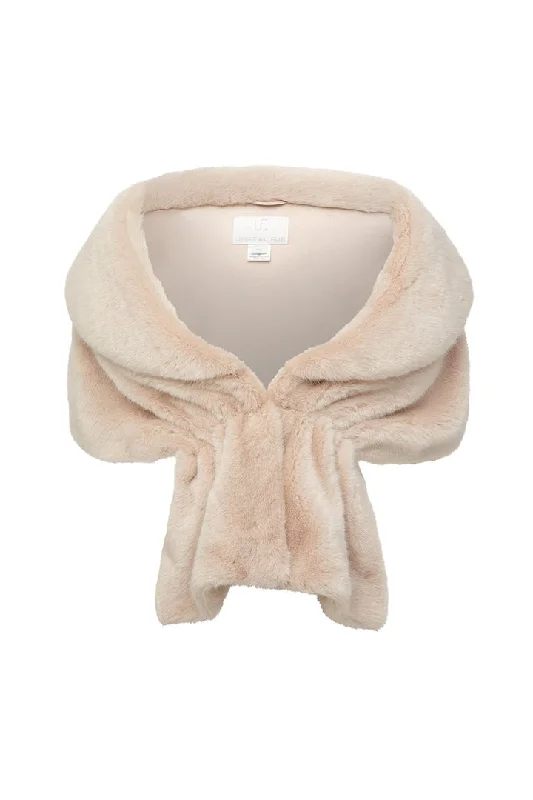 Hot Deal boho-chic dressboho-chic dressUNREAL FUR Champagne Wrap Fur Stole (Nude Pink)