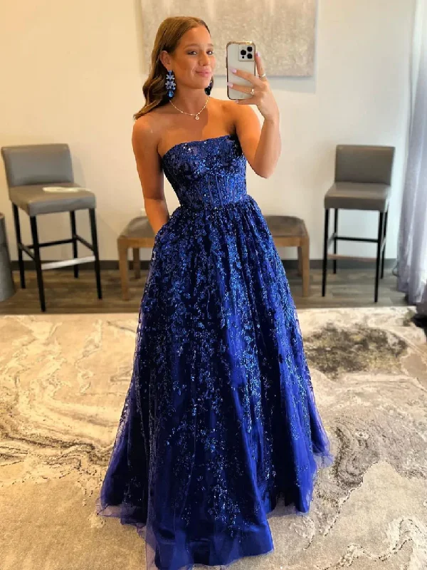 New Deals pleated maxi dresspleated maxi dressBlue A line tulle sequin long prom dress, blue tulle evening dress Y359 New Deals pleated maxi dresspleated maxi dressBlue A line tulle sequin long prom dress, blue tulle evening dress Y359