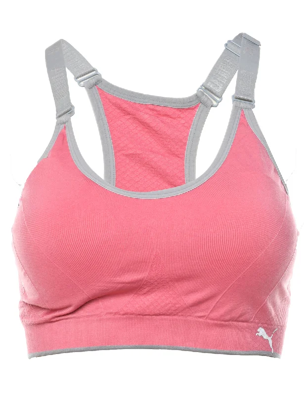 Price Cut wool-blend coatPuma Pink Sports Bra - S