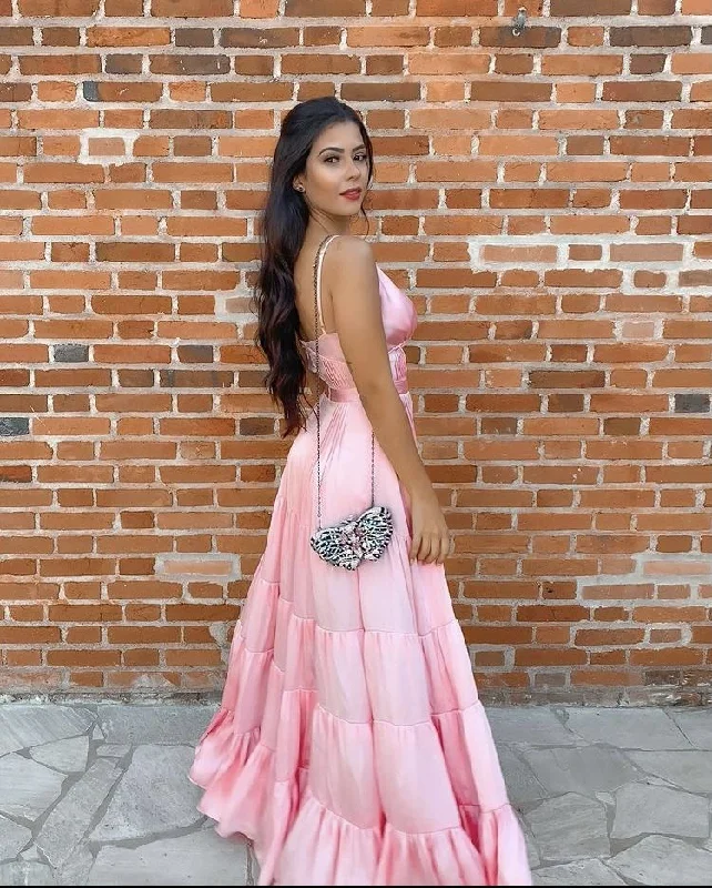 Best Deals oversized dressoversized dressA-line Popular Straps New Chic Fairy Long Women Party Evening Prom Dresses Y5105