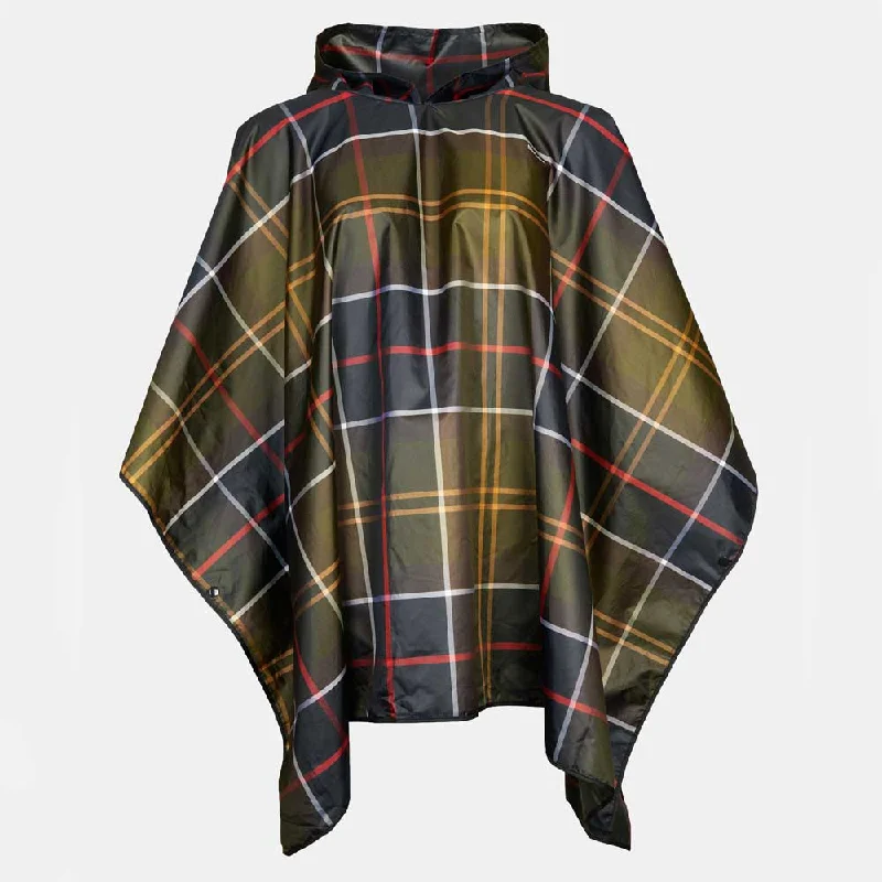 Stock Up and Save cozy coatBarbour Women's Tartan Showerproof Poncho