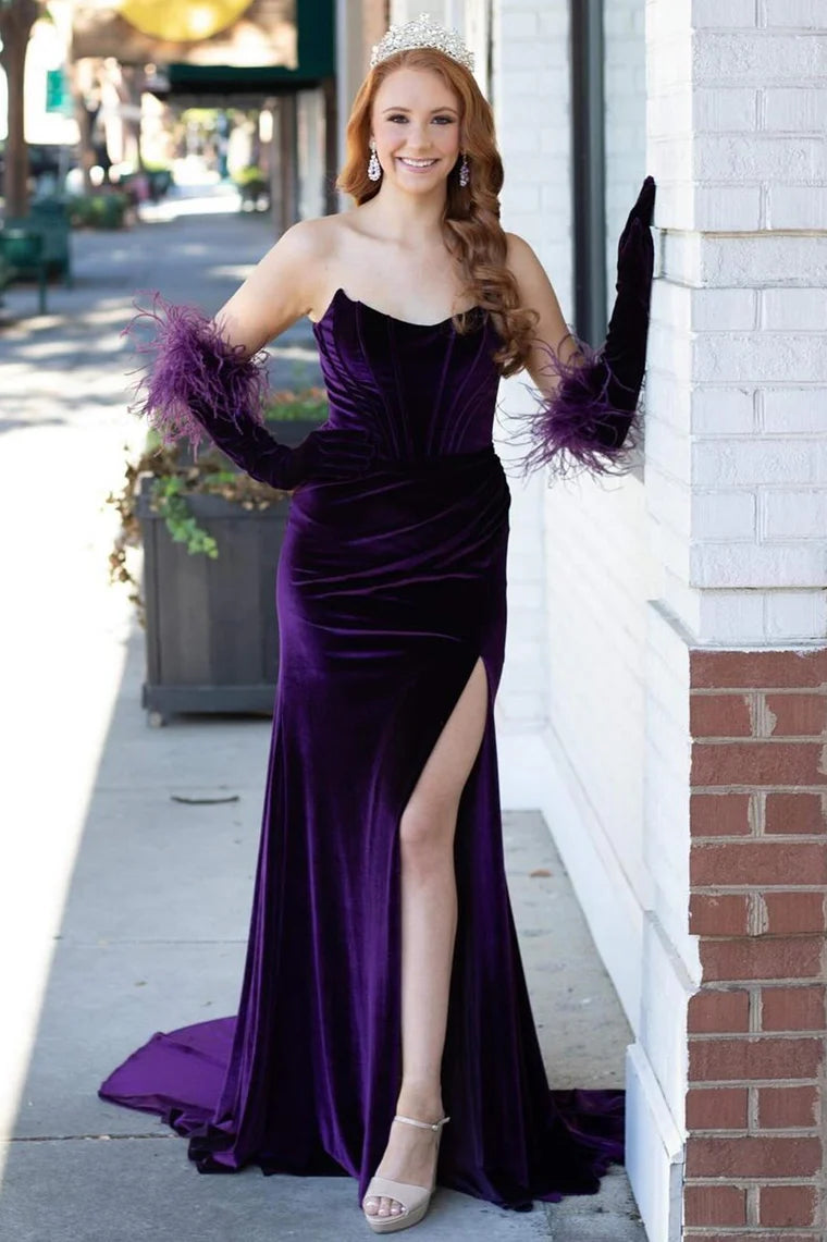 Final Sale fitted cocktail dressfitted cocktail dressBateau Strapless Empire Ruched Mermaid Velvet Formal Prom Dress Final Sale fitted cocktail dressfitted cocktail dressBateau Strapless Empire Ruched Mermaid Velvet Formal Prom Dress