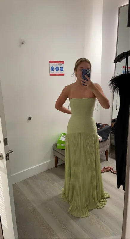 Lowest Price statement dressstatement dressGreen Sheath Prom Dress,Green Bridesmaid Dress Y5087