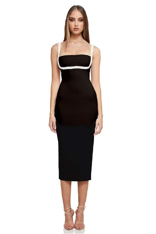 Special Discount backless dressbackless dressNOOKIE Nouveau Midi Dress (Black) - RRP $349