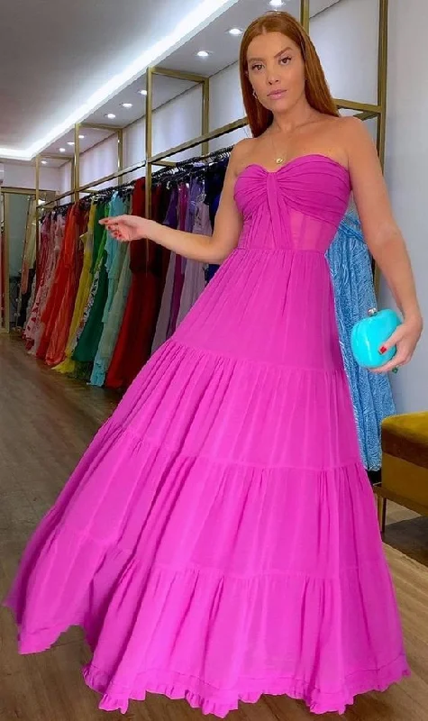 Major Savings midi dressmidi dressGenerous Fuchsia A-line Prom Dress,Charming Evening Dress Y1040 Major Savings midi dressmidi dressGenerous Fuchsia A-line Prom Dress,Charming Evening Dress Y1040