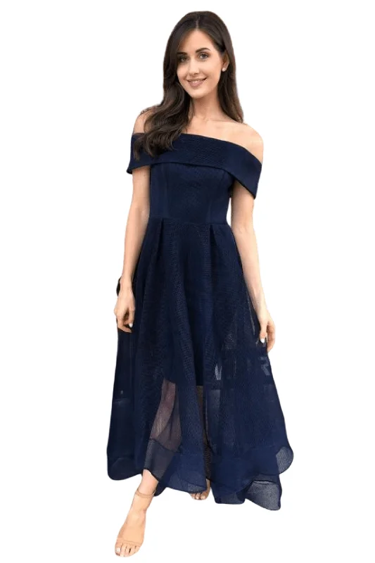 Online Only fitted dressfitted dressPORTIA AND SCARLETT Ivana Gown (Navy) - RRP $499 Online Only fitted dressfitted dressPORTIA AND SCARLETT Ivana Gown (Navy) - RRP $499