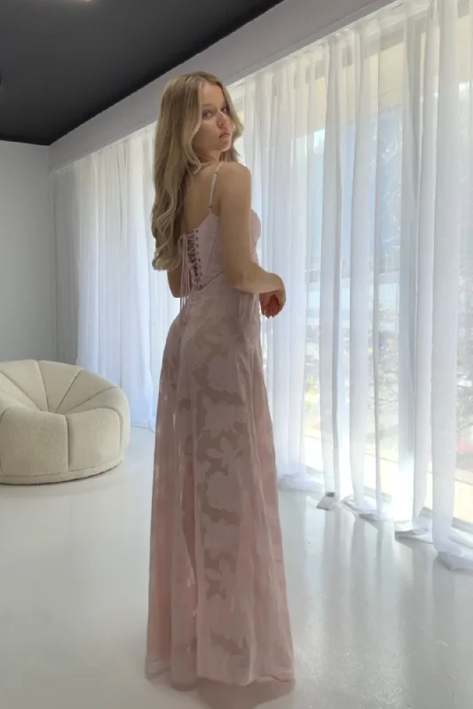 Blowout Deals knit dressknit dressHOUSE OF CB Seren Corset Gown (Blush Pink) - RRP $419