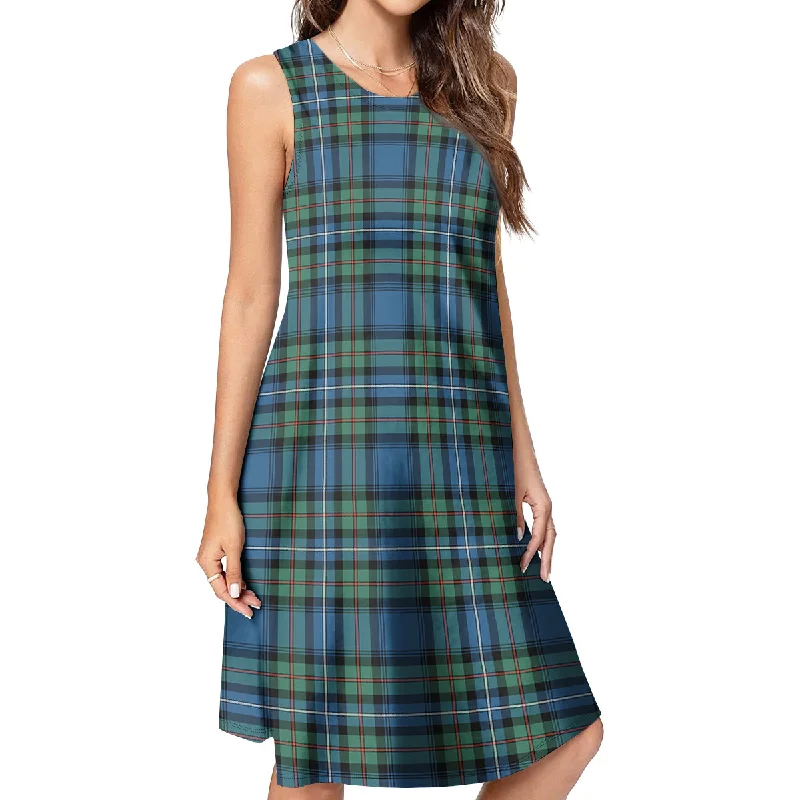 Price Buster Robertson Hunting Ancient Tartan Womens Casual Dresses