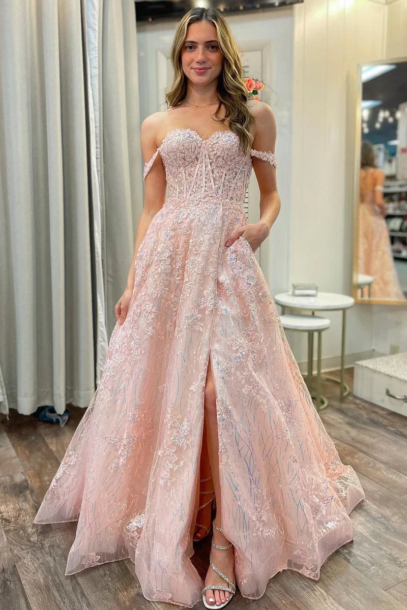 Value Deals casual shift dresscasual shift dressCute Sweetheart Empire Lace Appliques Prom Dress