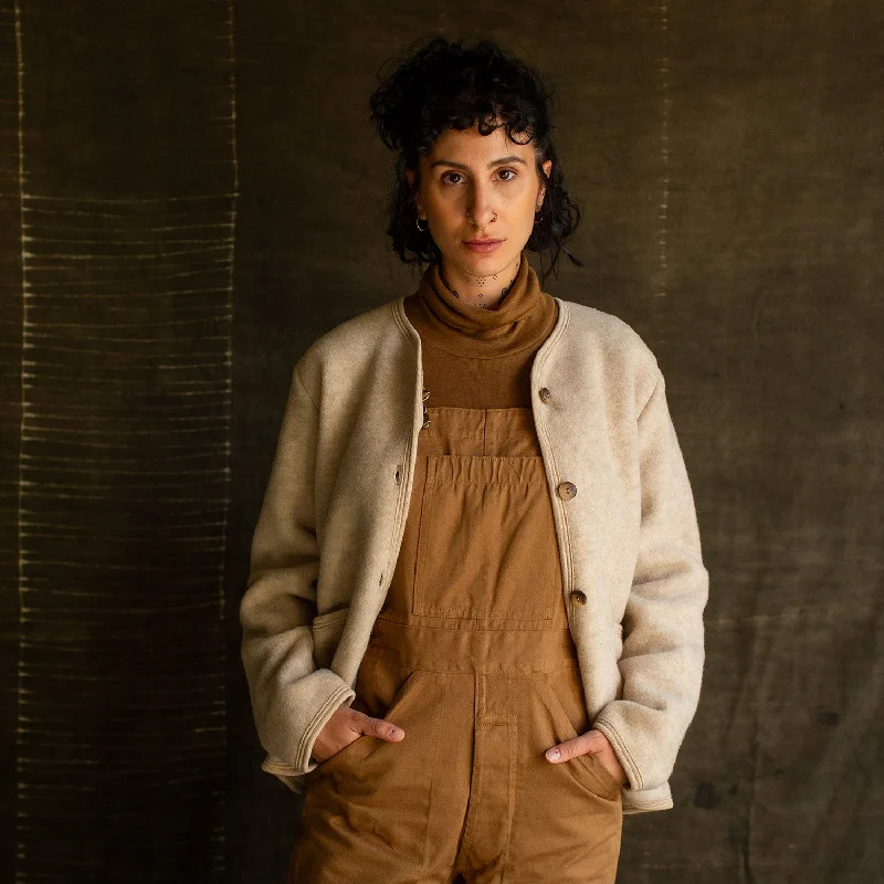 Great Deals classic jacketHarrier Womens Jacket - Merino Wool Fleece - Sandstorm