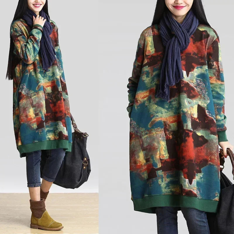 Fantastic Deals sleek trench coat2024 Autumn Women Oversize Loose Sweatshirt Plus Size Warm Hoodie Pullover Top Vintage Retro Dresses Long Hoodies Dress Printed Fantastic Deals sleek trench coat2024 Autumn Women Oversize Loose Sweatshirt Plus Size Warm Hoodie Pullover Top Vintage Retro Dresses Long Hoodies Dress Printed