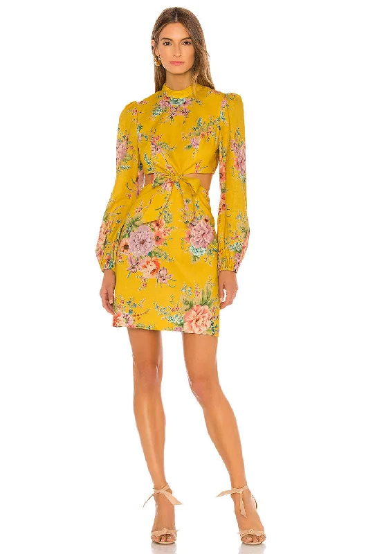 Act Fast ruffle dressruffle dressBUY IT ZIMMERMANN Zinnia Bow Cut Out Short Dress (Yellow) Act Fast ruffle dressruffle dressBUY IT ZIMMERMANN Zinnia Bow Cut Out Short Dress (Yellow)