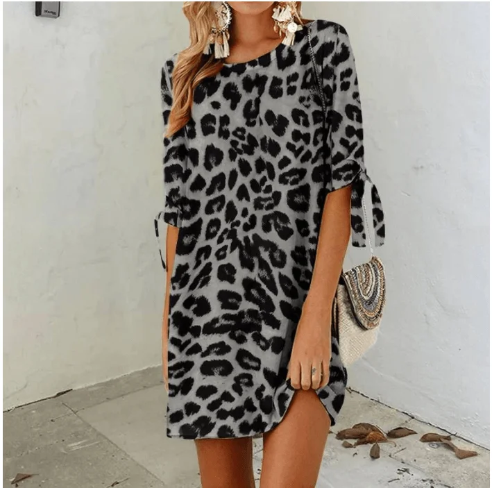 Super Savings fitted bodycon dressfitted bodycon dressPrinted round neck dress