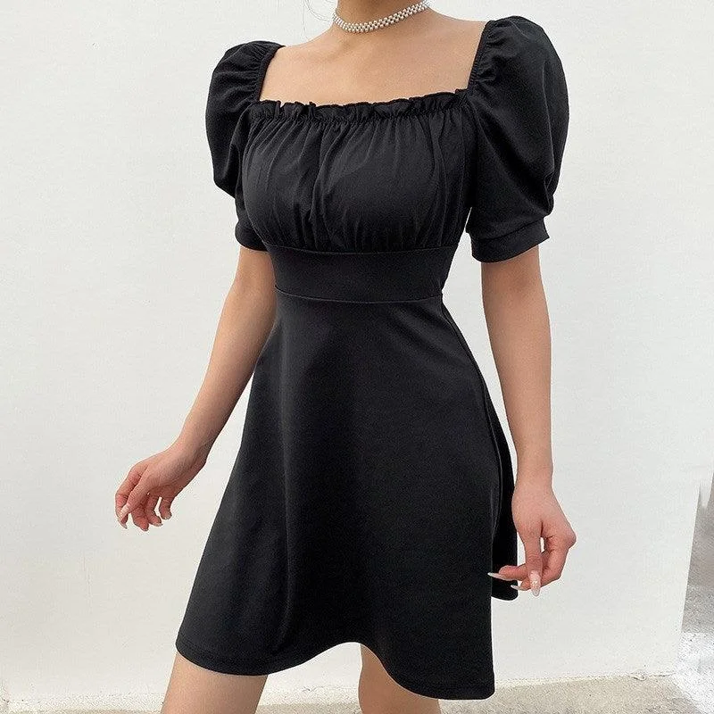 Value Deals chic shift dresschic shift dressFashionable Back Strap Bubble Short Sleeve Dress Women Value Deals chic shift dresschic shift dressFashionable Back Strap Bubble Short Sleeve Dress Women