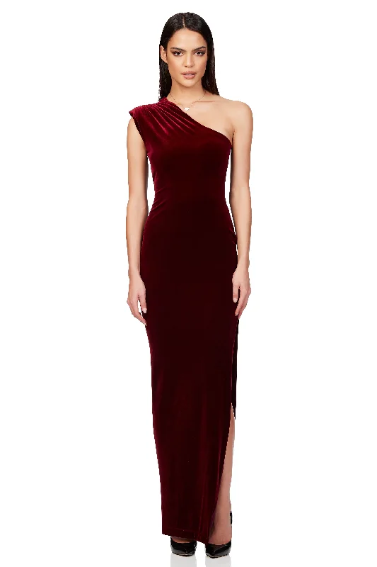Deep Discounts summer floral dresssummer floral dressNOOKIE Rumi Gown (Red velvet)- RRP $329 Deep Discounts summer floral dresssummer floral dressNOOKIE Rumi Gown (Red velvet)- RRP $329