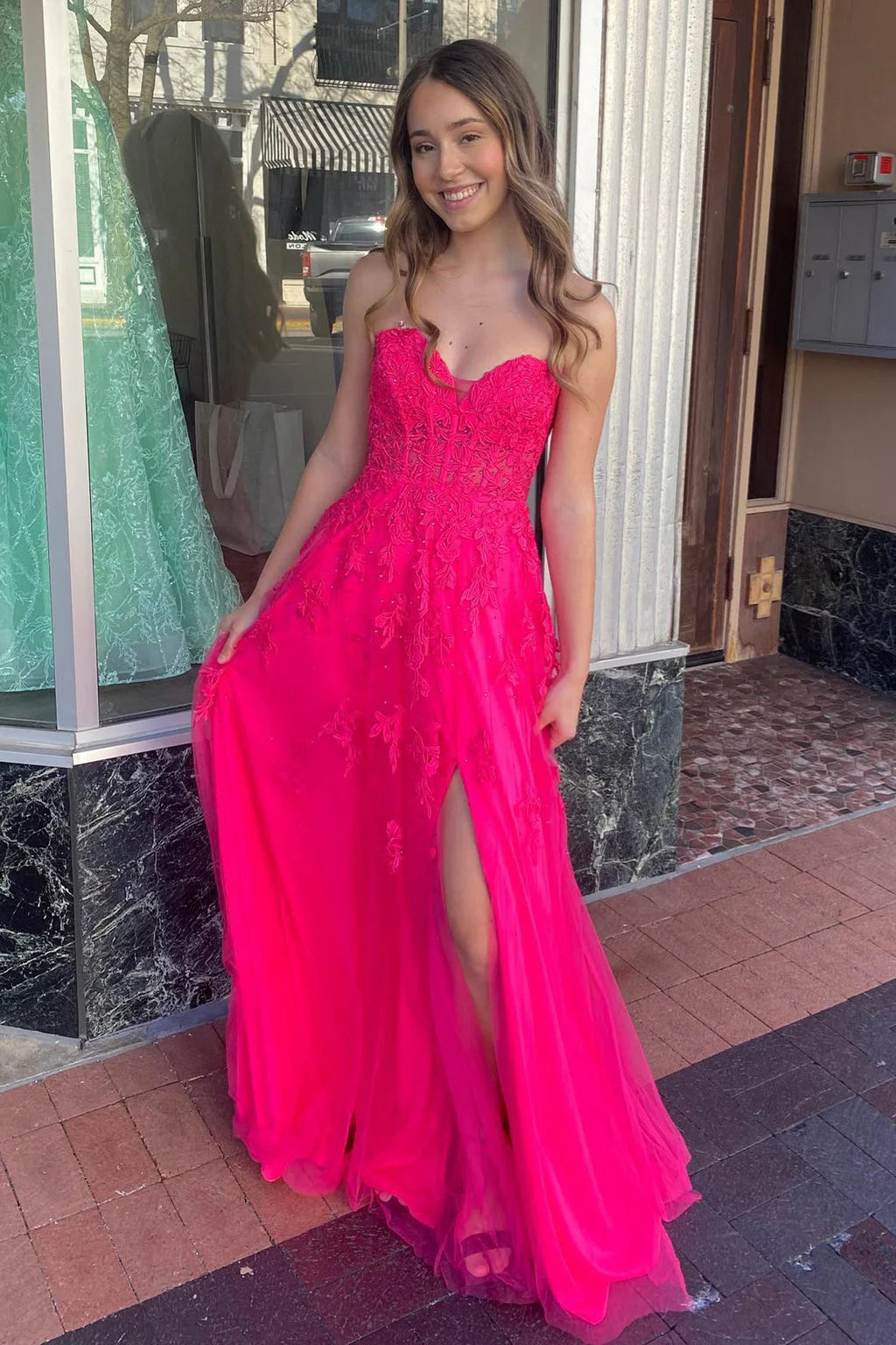 Don't Wait chic shift dresschic shift dressA-Line Sweetheart Strapless Appliques Tulle Prom Dress Don't Wait chic shift dresschic shift dressA-Line Sweetheart Strapless Appliques Tulle Prom Dress