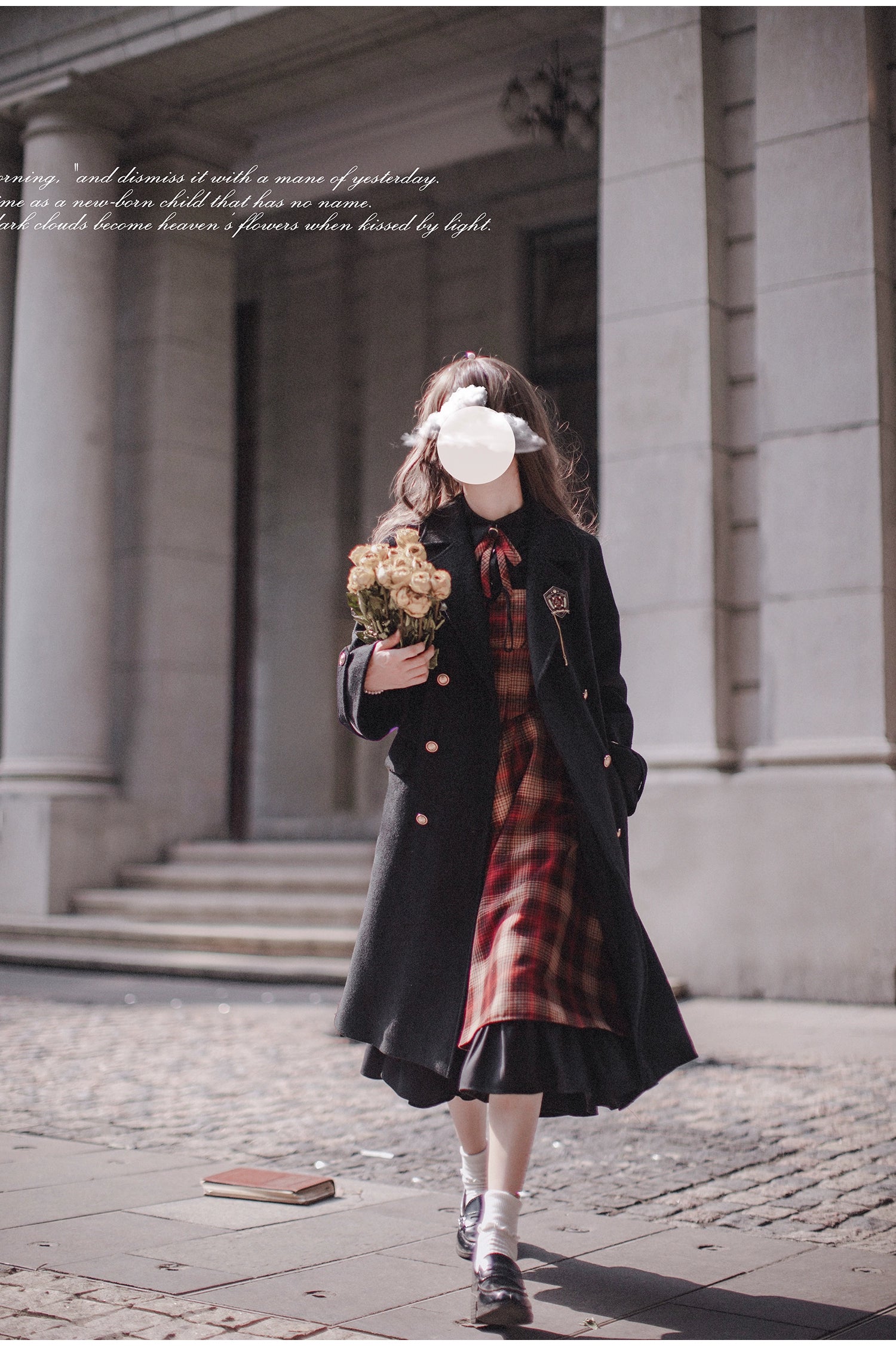 Don’t Miss Out textured dresstextured dressHuTaoMuJK~Madeleine~Classic Lolita JSK Suit Black Lolita Blouse and Coat