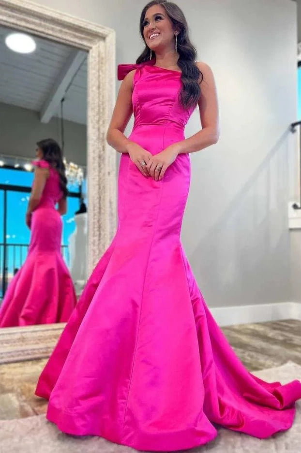 Hurry In formal dressformal dressOne Shoulder Sleeveless Mermaid Satin Party Prom Dress Hurry In formal dressformal dressOne Shoulder Sleeveless Mermaid Satin Party Prom Dress