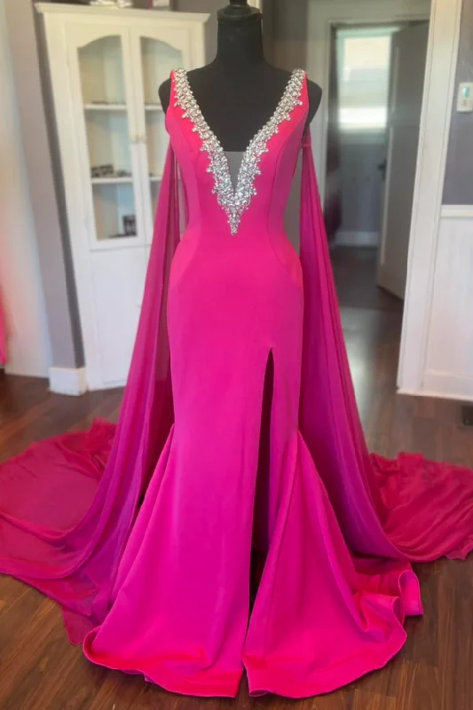 Today Only long sleeve dresslong sleeve dressV-Neck Satin Mermaid Beaded Prom Dress With Bolero Today Only long sleeve dresslong sleeve dressV-Neck Satin Mermaid Beaded Prom Dress With Bolero