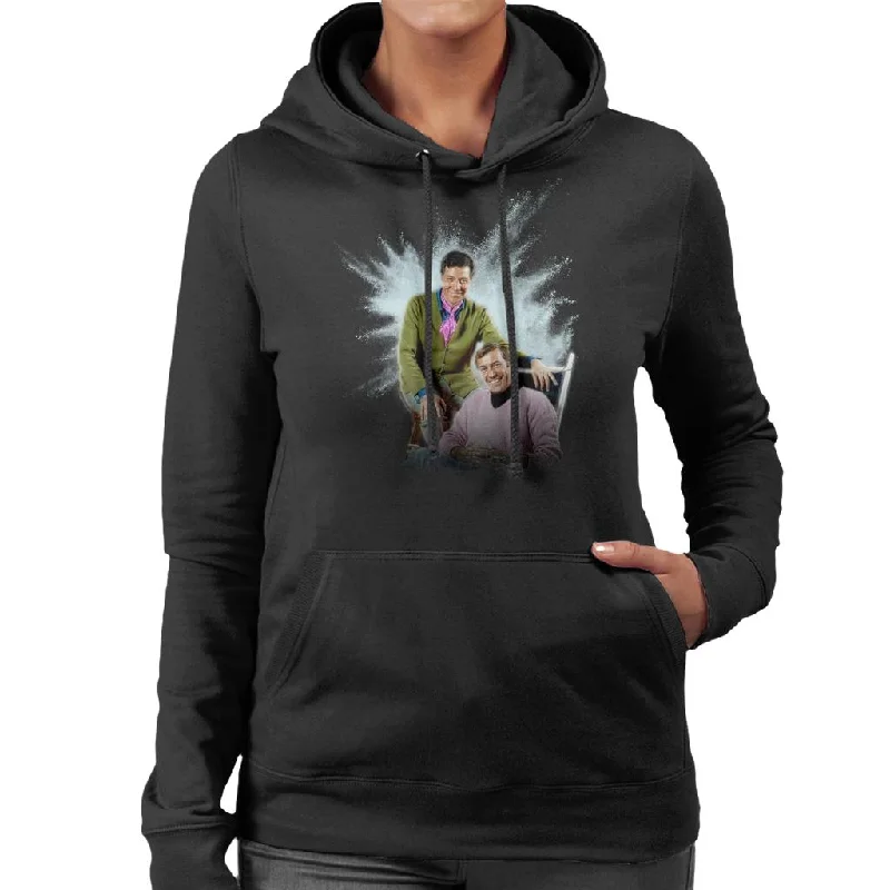 Huge Discounts comfortable stylish hoodieTV Times Max Bygraves And Val Doonican 1970 Women's Hooded Sweatshirt