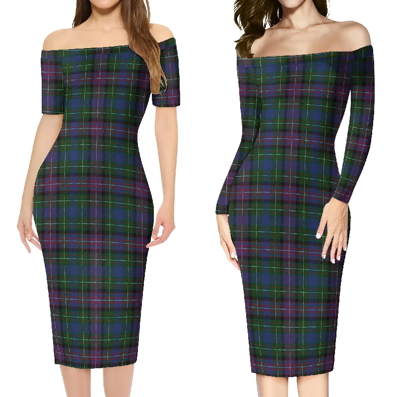 Reduced Prices Rankin Tartan Off Shoulder Lady Dress