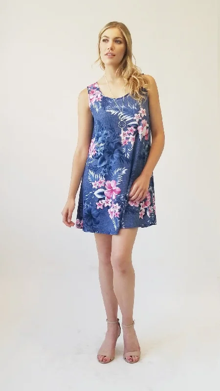 Super Deal trendy bodycon dresstrendy bodycon dressTropical floral puff print