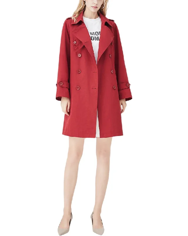 Hurry In sleek jacketCoatme Trench Coat