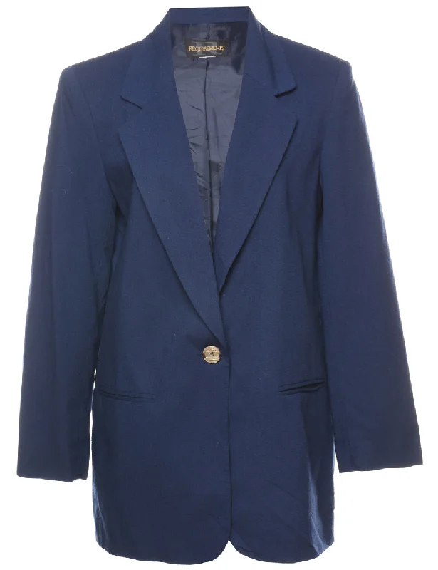 Weekend Flash Sale classic bomber jacketNavy Classic Blazer - M