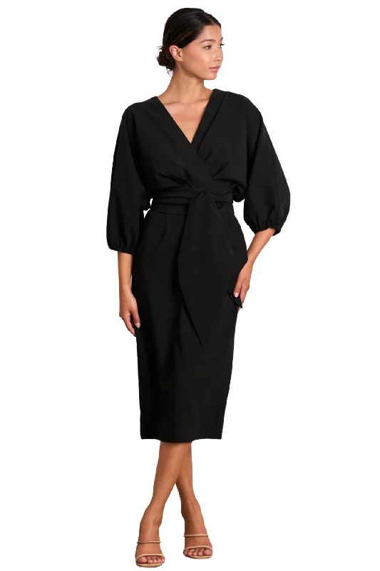 Act Now bohemian dressbohemian dressPASDUCHAS Emerson Drape Midi (Black) - RRP $330 Act Now bohemian dressbohemian dressPASDUCHAS Emerson Drape Midi (Black) - RRP $330