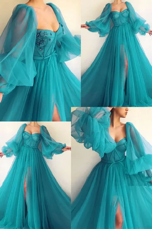 Buy More, Save More puff sleeve dresspuff sleeve dressPuff Sleeve Prom Dresses Side Slit A Line Evening Gowns Y514 Buy More, Save More puff sleeve dresspuff sleeve dressPuff Sleeve Prom Dresses Side Slit A Line Evening Gowns Y514