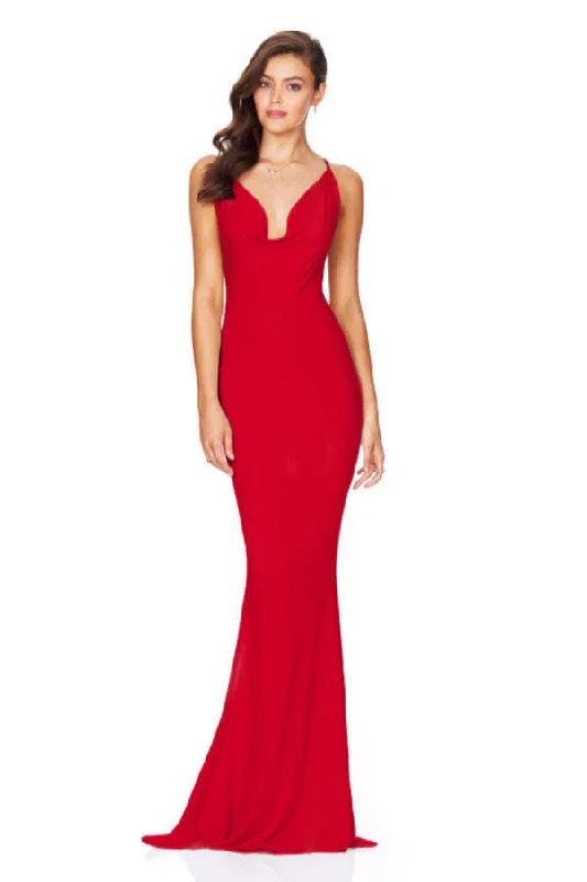 Massive Deals wool dresswool dressBUY IT NOOKIE Hustle Maxi (Red)