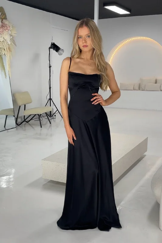 Buy Now vintage-inspired dressvintage-inspired dressHOUSE OF CB Anabella Lace Up Maxi (Black)