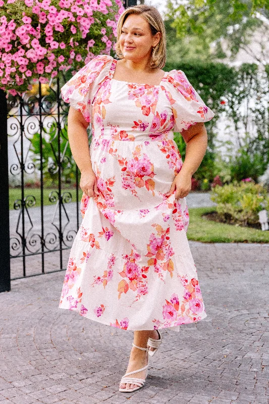 Discount Deals Cassidy Hot Pink Floral Dress - DM Exclusive - Maternity Friendly - Restocked