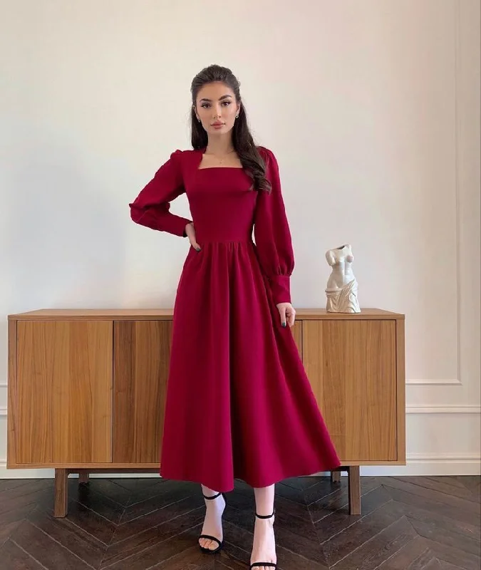 Act Fast fitted dressfitted dressModest A-line Prom Dress With Long Sleeves,Winter Dance Dress Y4864 Act Fast fitted dressfitted dressModest A-line Prom Dress With Long Sleeves,Winter Dance Dress Y4864
