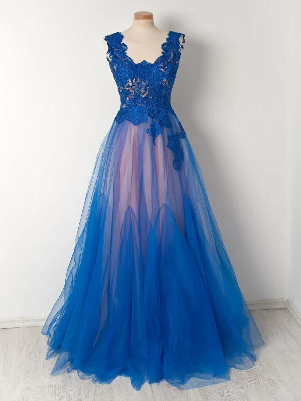 Final Clearance Lace Chic Prom Dresses Sexy Square Long Prom Dress/Evening Dress JKL040