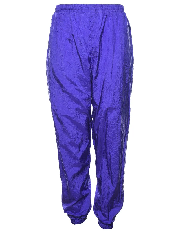 Act Fast stylish lightweight coatPurple 1980s Track Pants - W32 L31