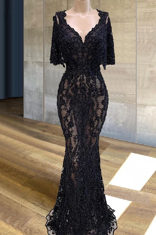 Deal of the Week fitted dressfitted dressblack evening dresses, beaded evening dress, modest evening dresses, lace applique evening dresses Y1144 Deal of the Week fitted dressfitted dressblack evening dresses, beaded evening dress, modest evening dresses, lace applique evening dresses Y1144
