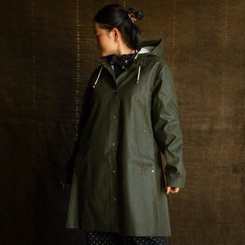Lowest Price tailored coatWomens Classic Mosebacke Raincoat - Green