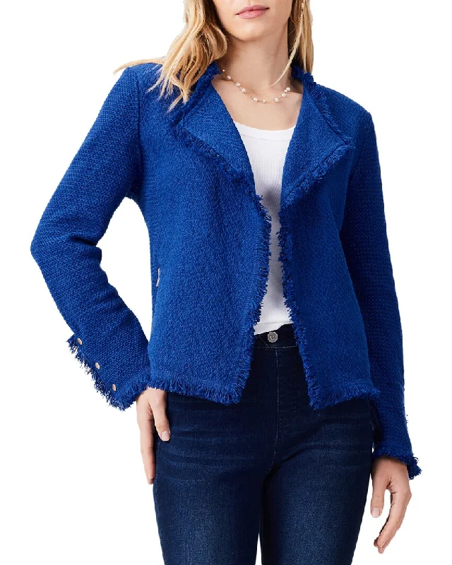 Warehouse Sale lightweight winter coatNic+Zoe Fringe Mix Knit Jacket