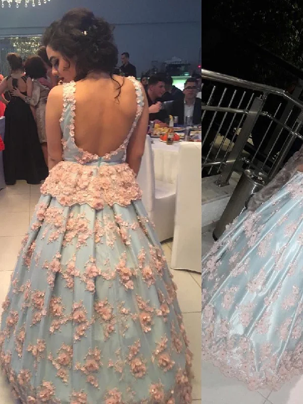 Online Exclusive Sexy Prom Dresses Floor-length V-neck Backless Long Prom Dress/Evening Dress JKS143