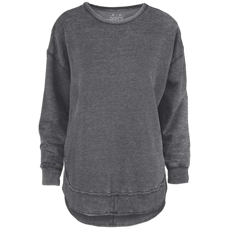 Fantastic Offers fashionable workout wearMélange Poncho Crewneck Sweatshirt