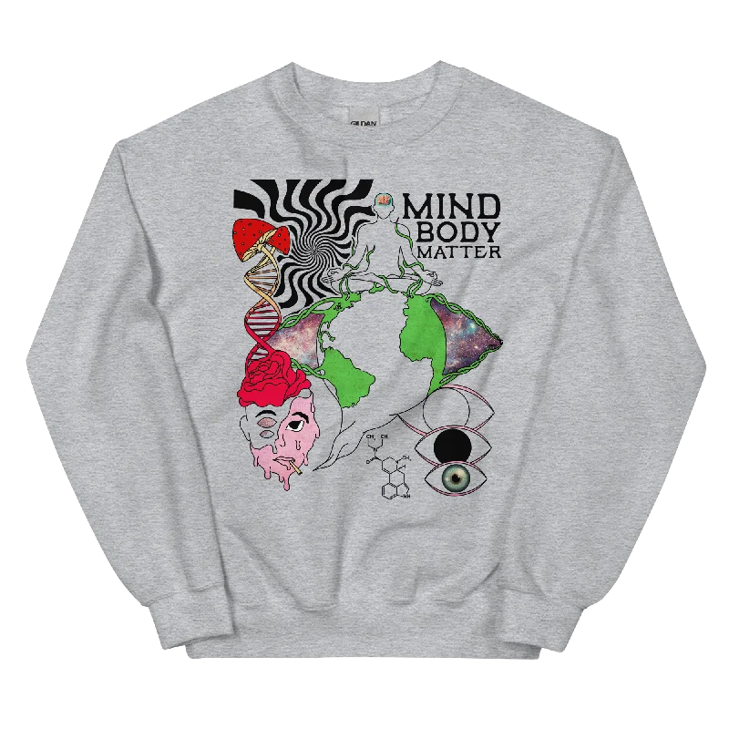 Blowout Sale minimalistic workout hoodieMind Body Matter Graphic Sweatshirt