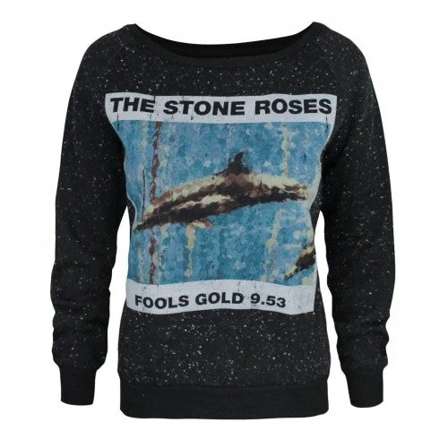 Daily Deals chic active hoodieAmplified Womens/Ladies Fools Gold The Stone Roses Sweatshirt