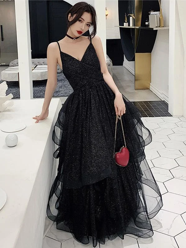 Unbeatable Prices trendy dresstrendy dressShiny Black V Neck Prom Dresses, Backless Black V Neck Formal Evening Gown Y1148 Unbeatable Prices trendy dresstrendy dressShiny Black V Neck Prom Dresses, Backless Black V Neck Formal Evening Gown Y1148