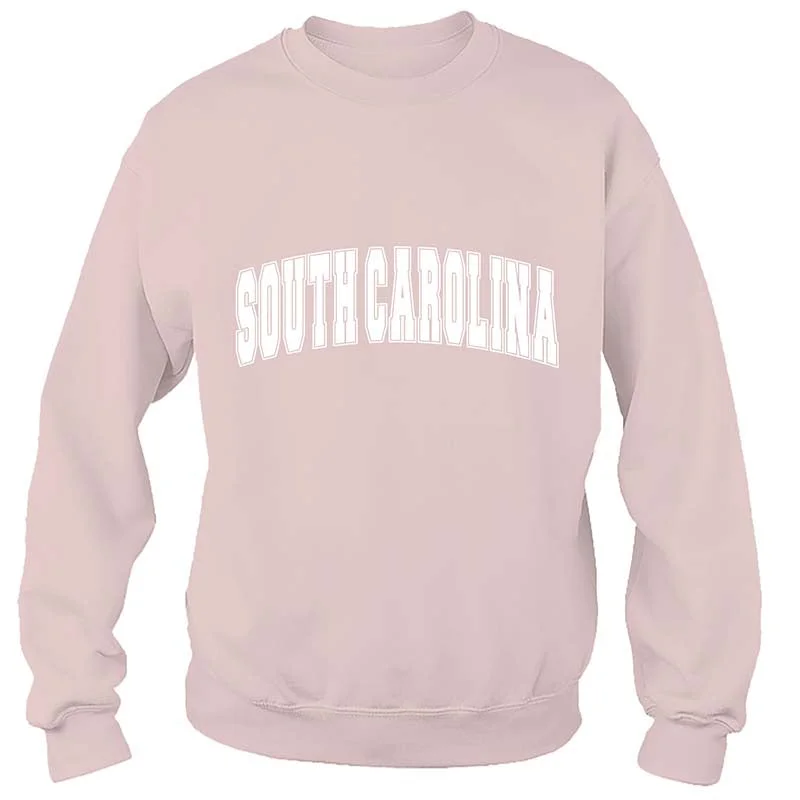 Bargain Prices zip-up gym hoodieSouth Carolina Bar Arch Crewneck Sweatshirt