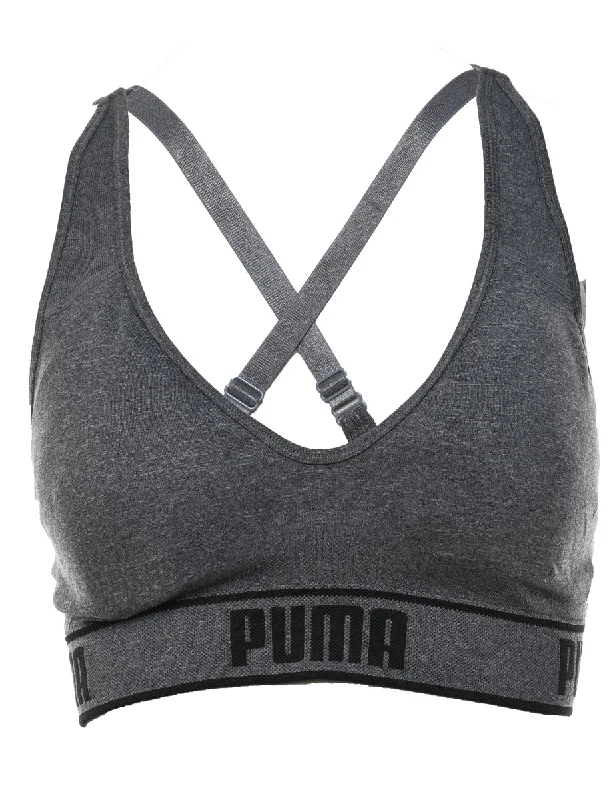 Limited Quantity winter coatPuma Grey Sports Bra - M