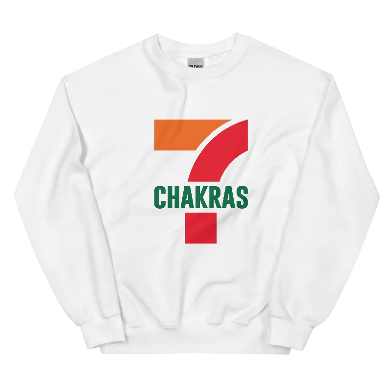 Weekend Deal bold fitness hoodie7 Chakras Graphic Sweatshirt